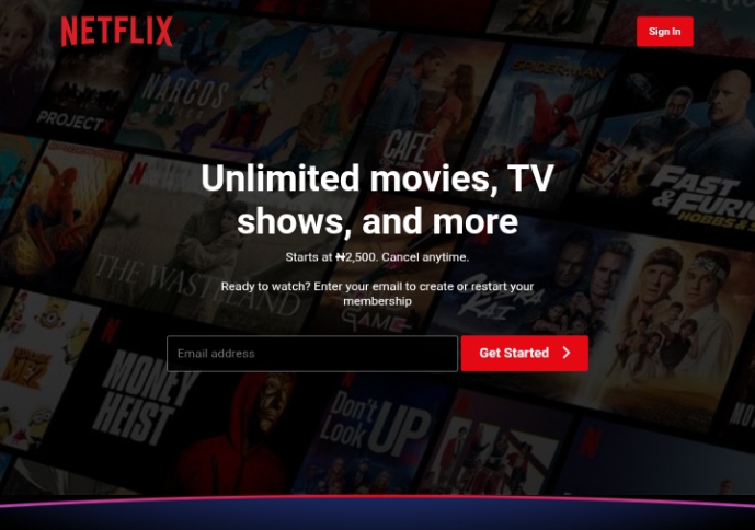 Netflix Clone Screenshot